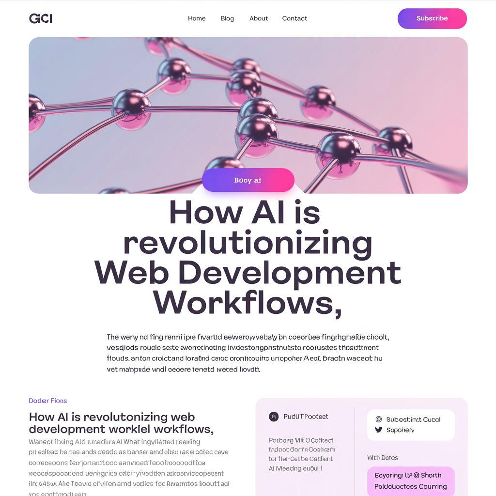 How AI is Revolutionizing Web Development Workflows