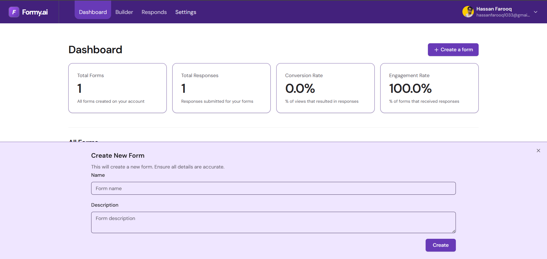 Formy AI-Powered Onboarding 4