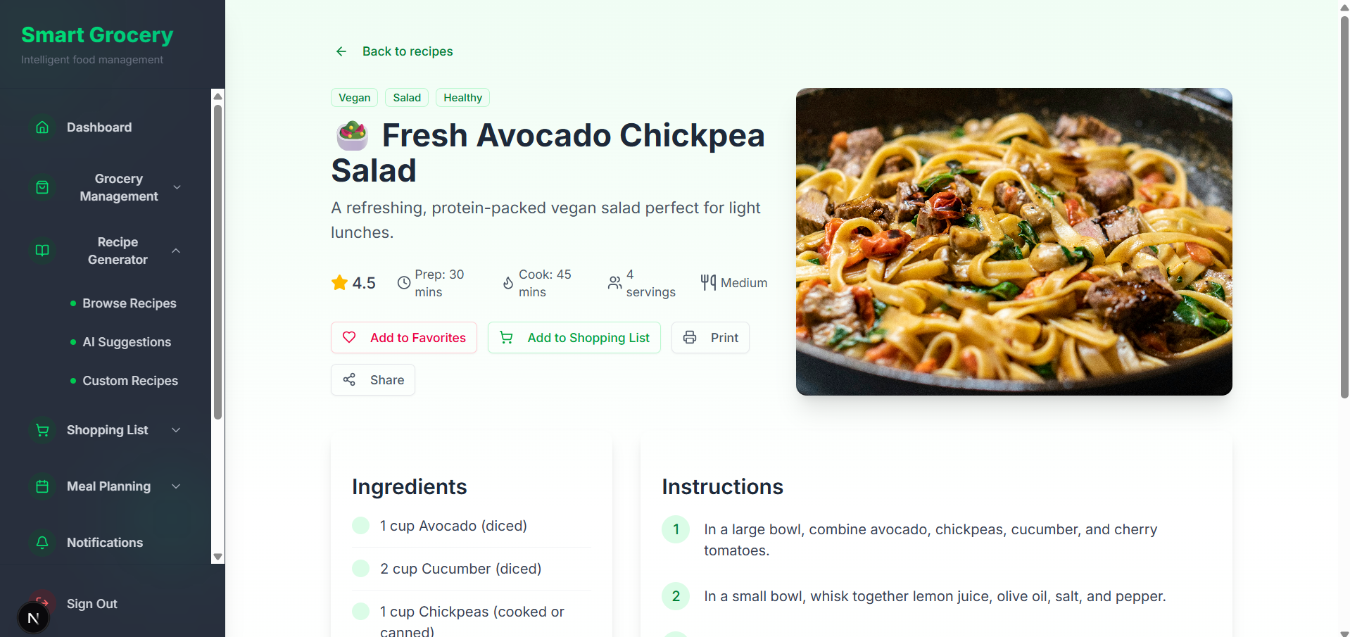 Grocery Management App 18