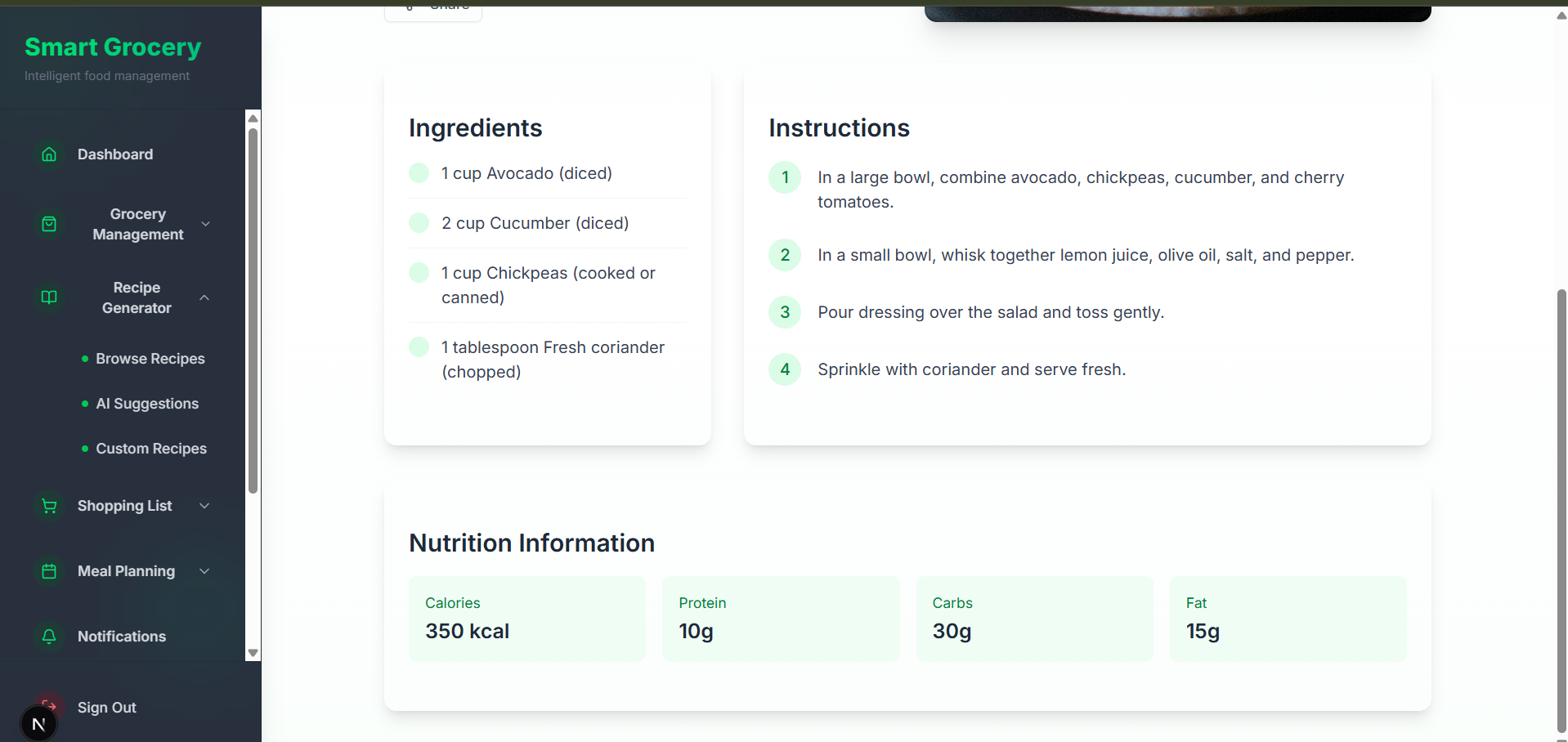 Grocery Management App 19