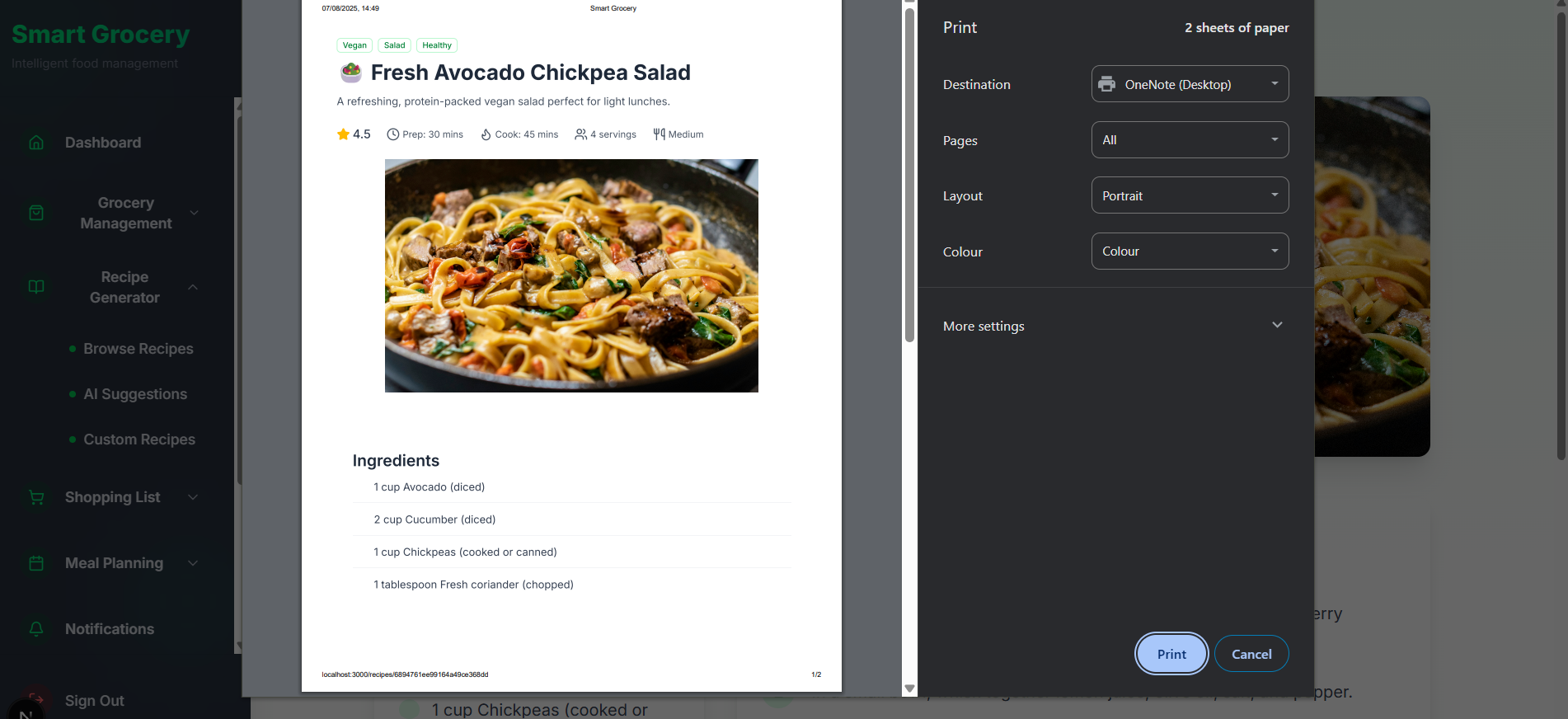 Grocery Management App 20
