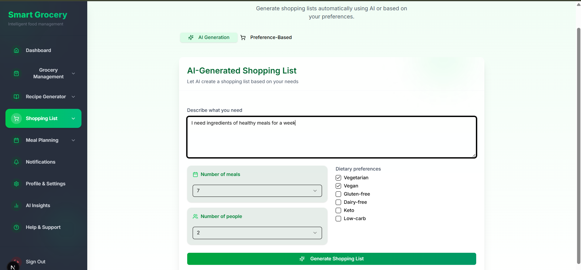 Grocery Management App 31