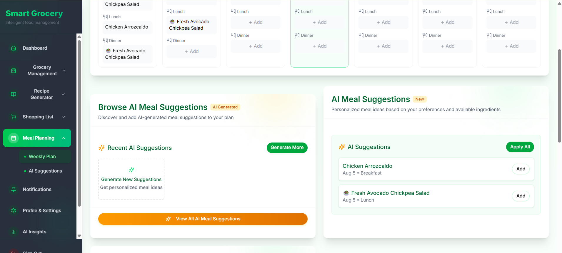 Grocery Management App 34
