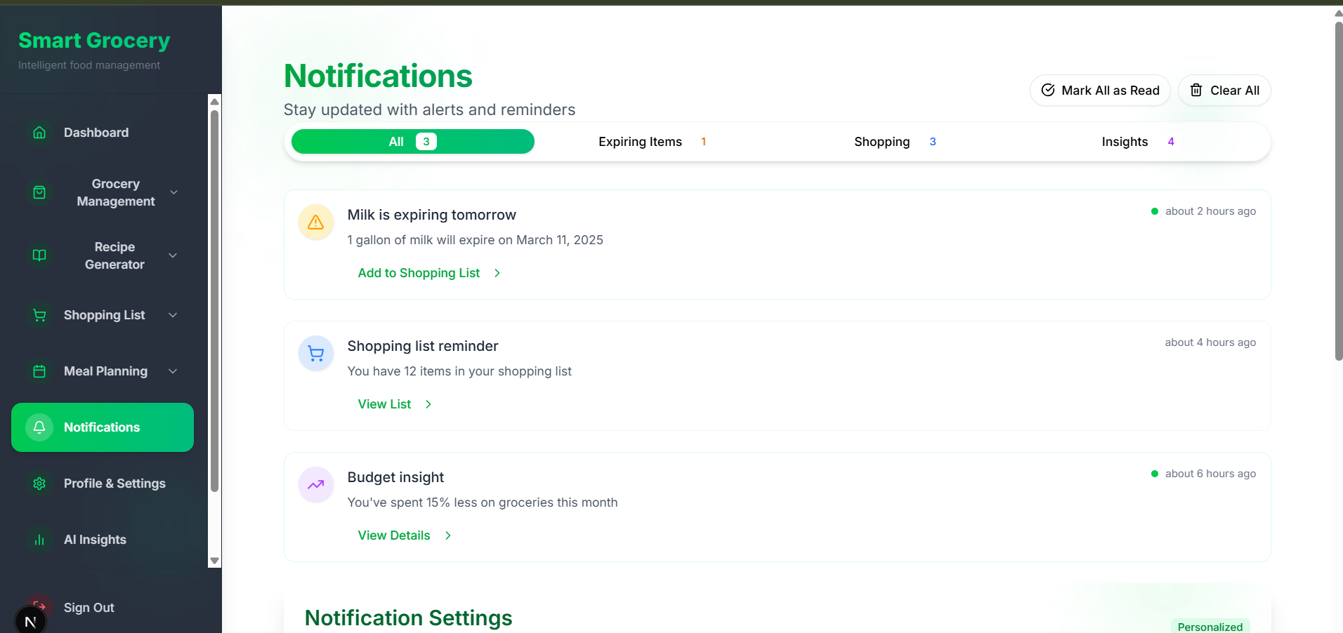 Grocery Management App 37