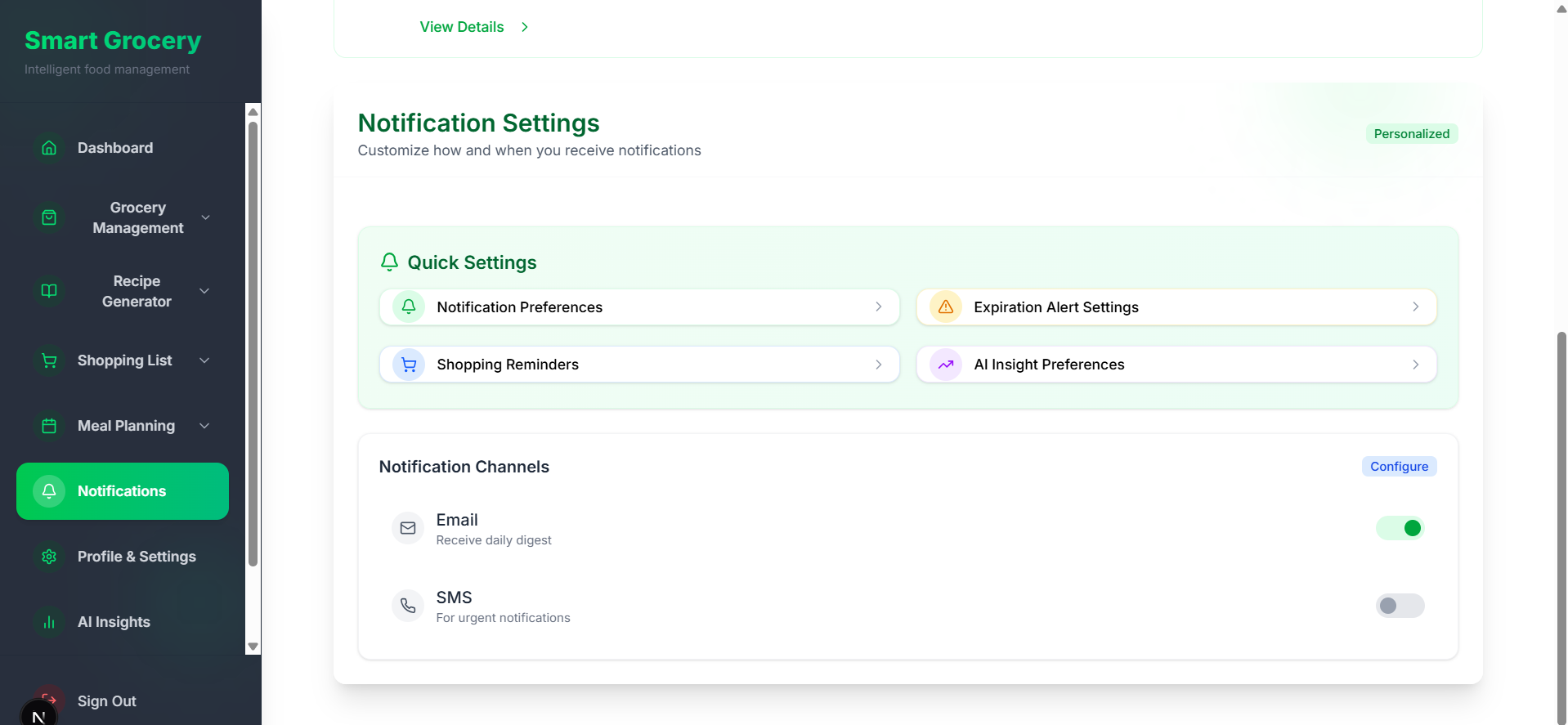 Grocery Management App 38