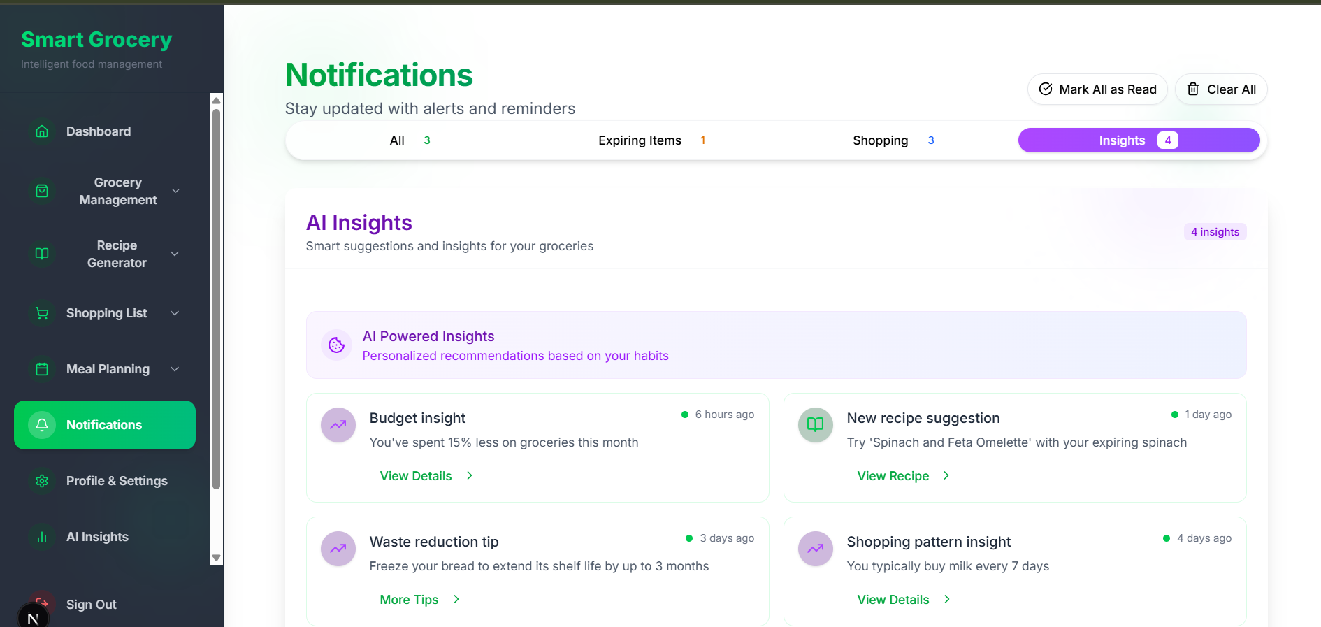 Grocery Management App 41