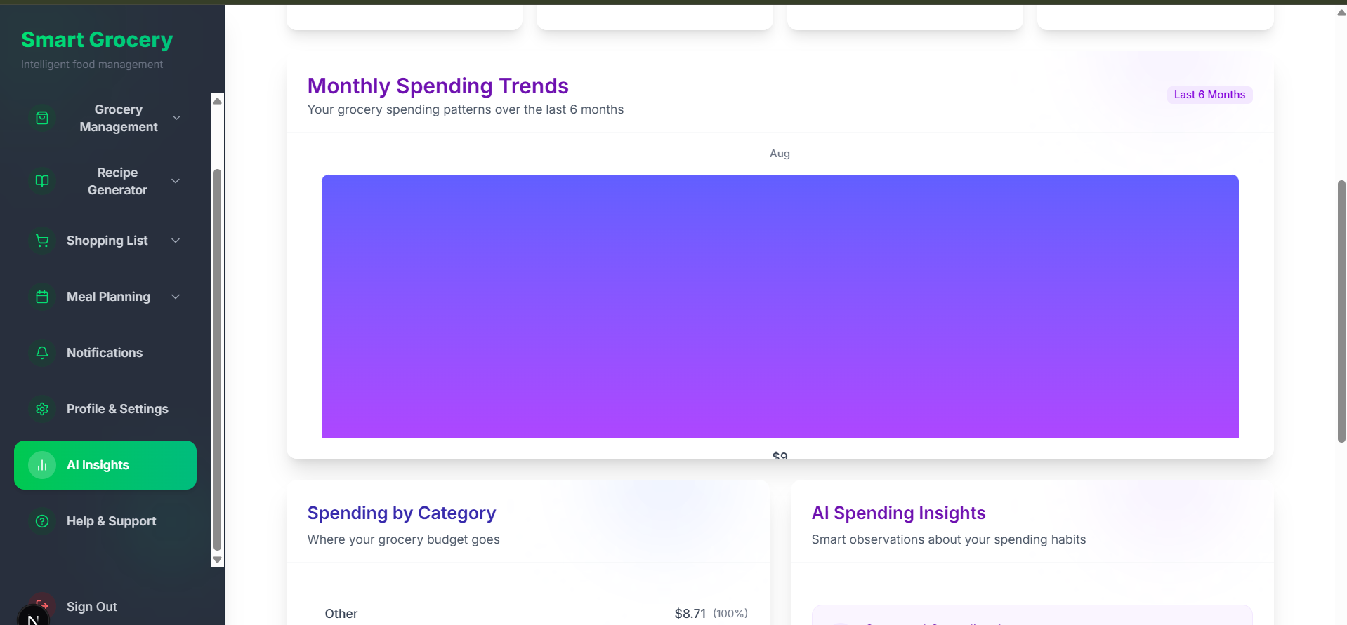 Grocery Management App 43