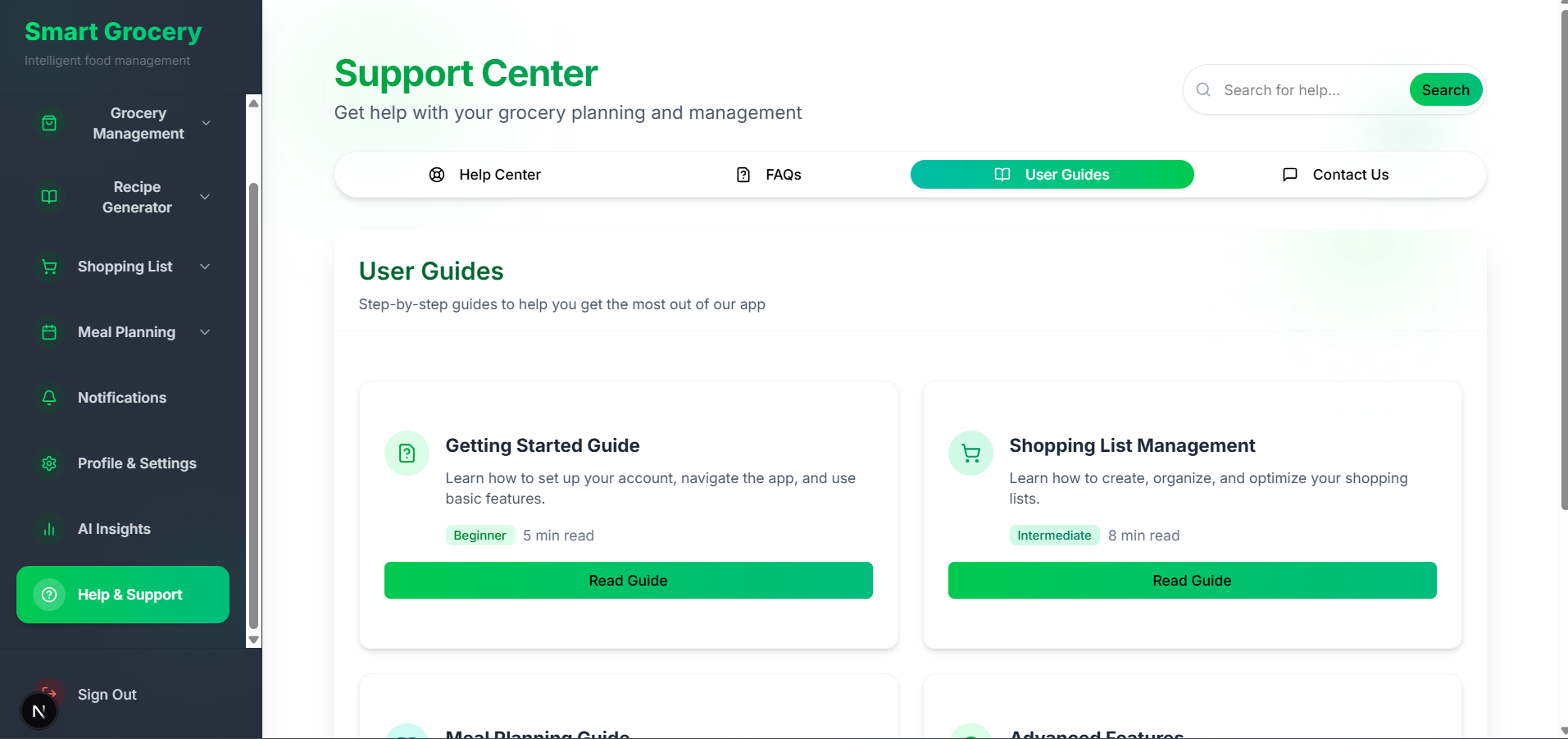 Grocery Management App 49