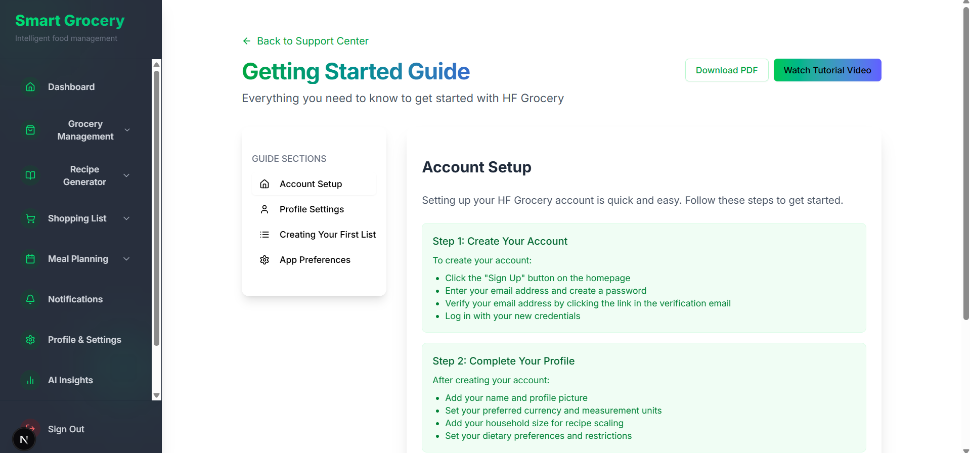 Grocery Management App 50
