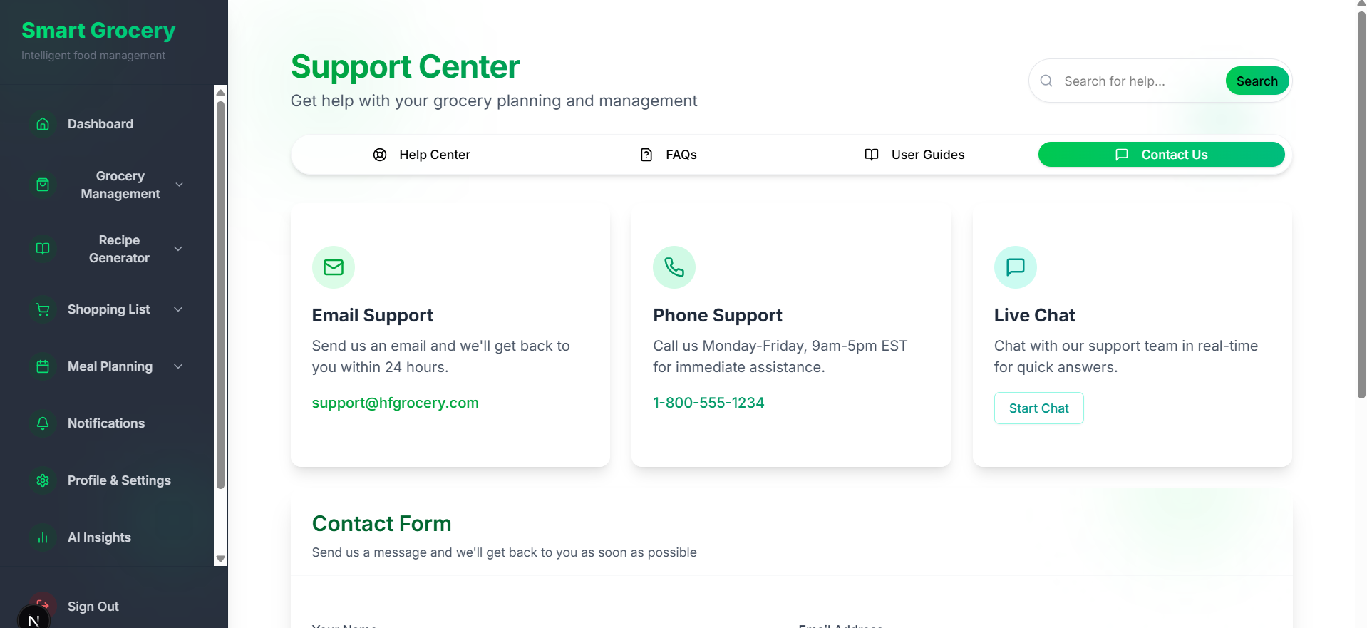Grocery Management App 51