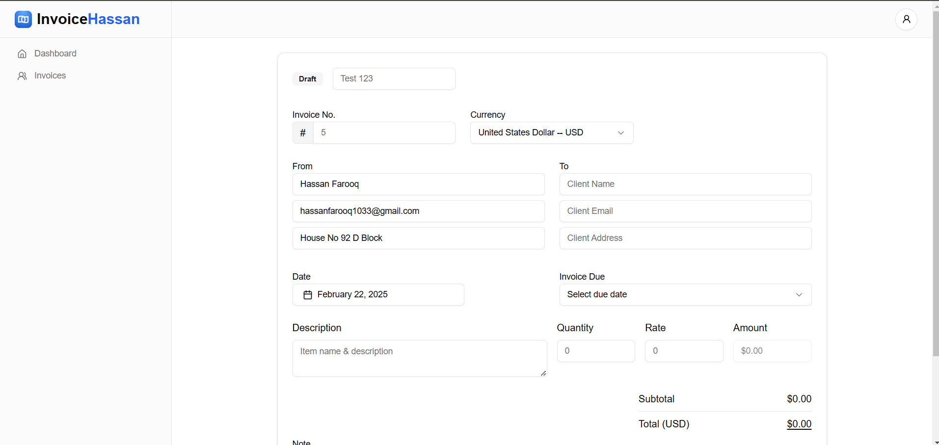 Invoice Platform 6