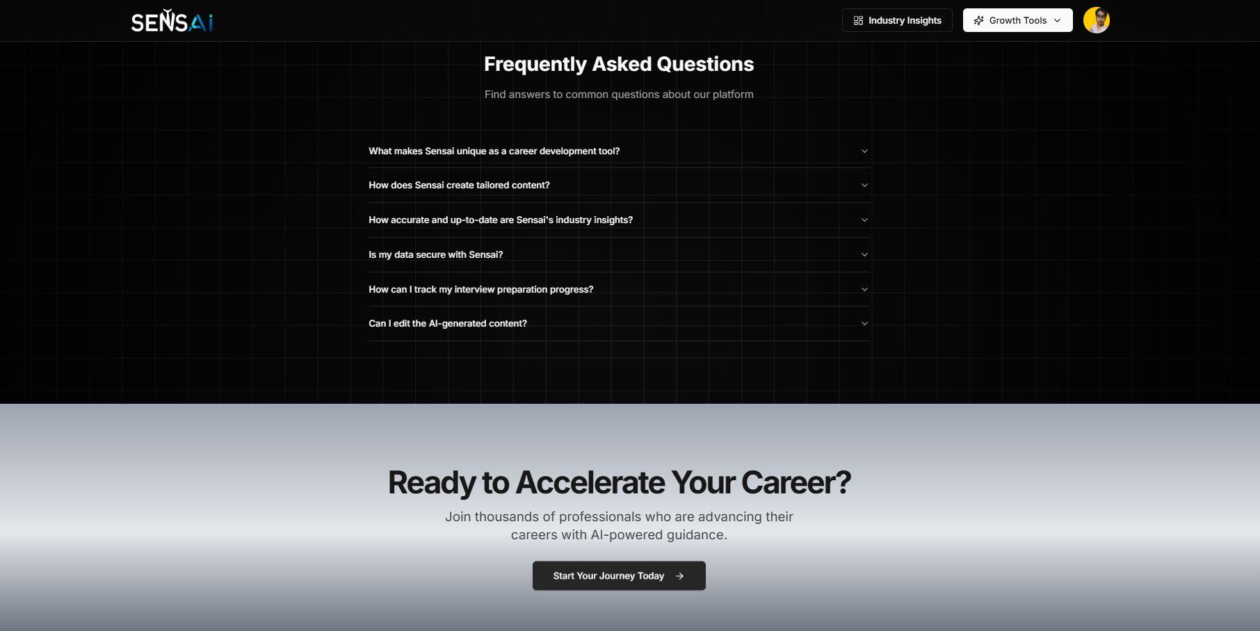 SensAI Career Coaching Platform 4