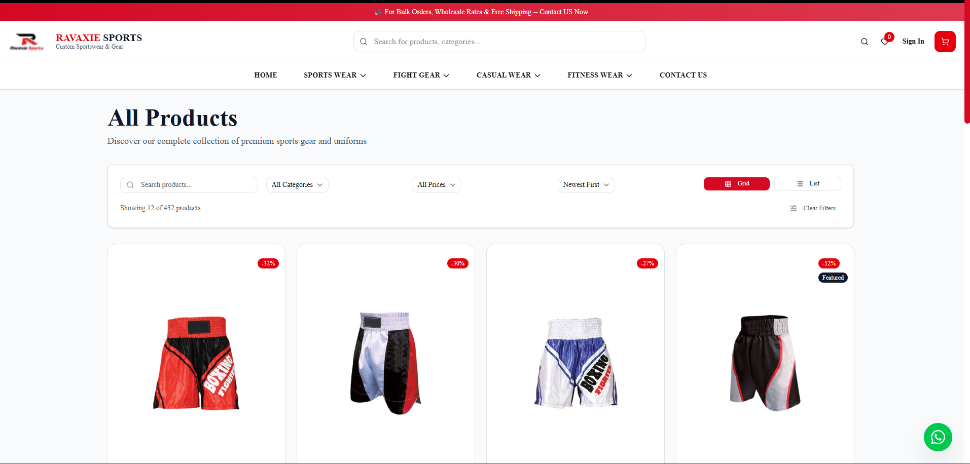 Ravaxie Sports - Enterprise Sports Equipment E-Commerce Platform 34