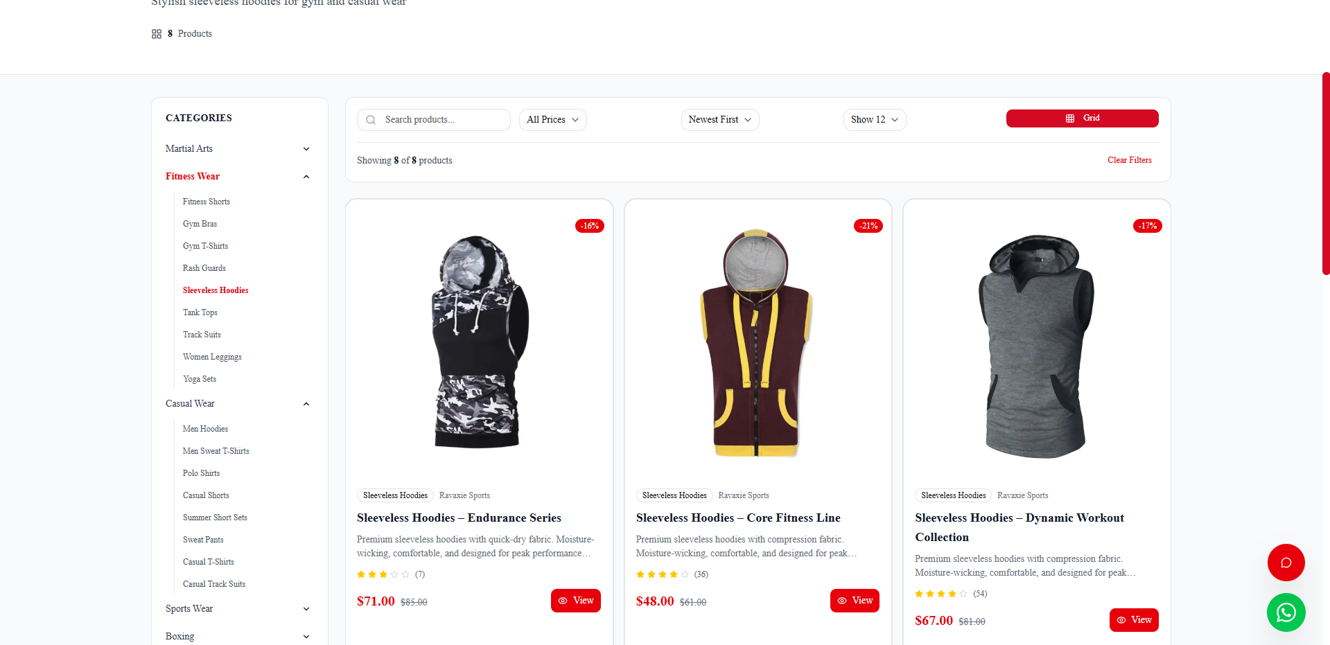 Ravaxie Sports - Enterprise Sports Equipment E-Commerce Platform 44