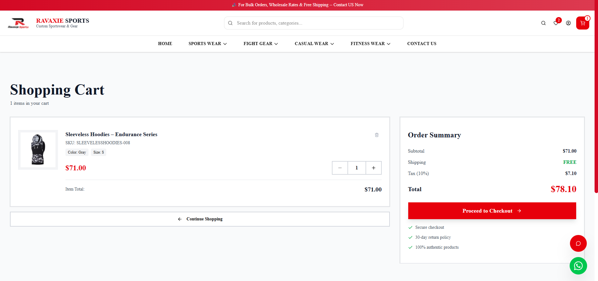 Ravaxie Sports - Enterprise Sports Equipment E-Commerce Platform 46