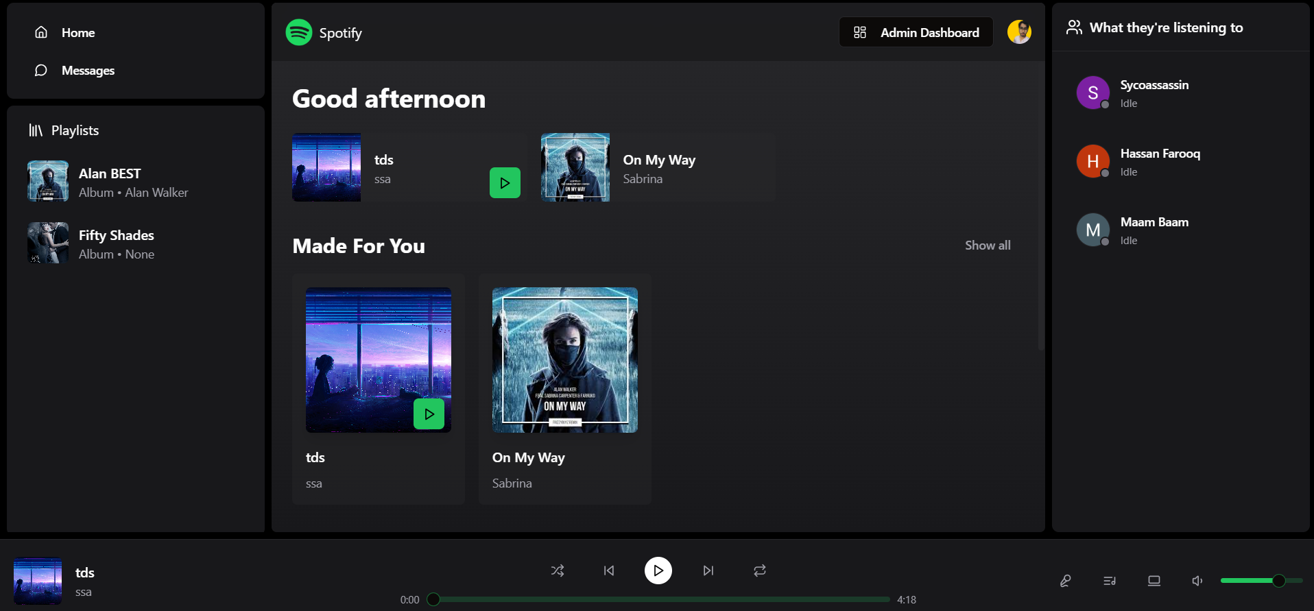 Spotify Clone