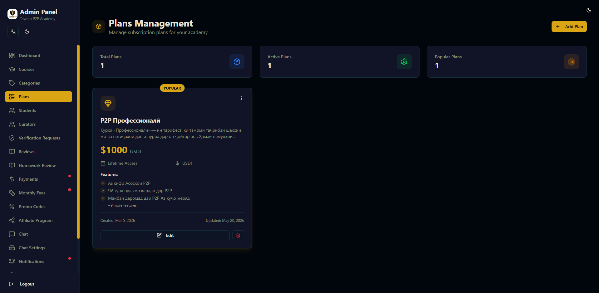 Tavono Academy - Enterprise Learning Management System 15