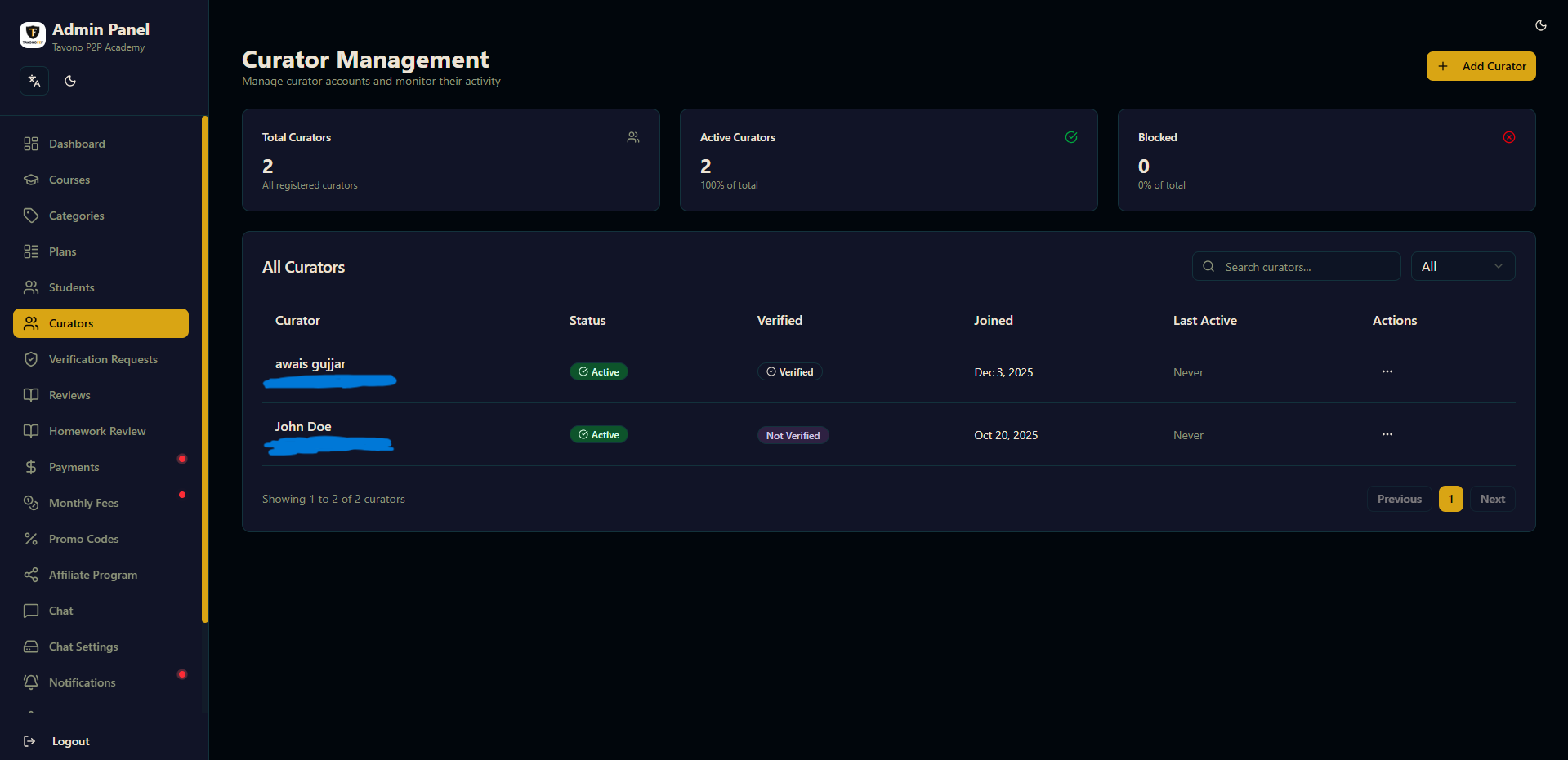 Tavono Academy - Enterprise Learning Management System 19
