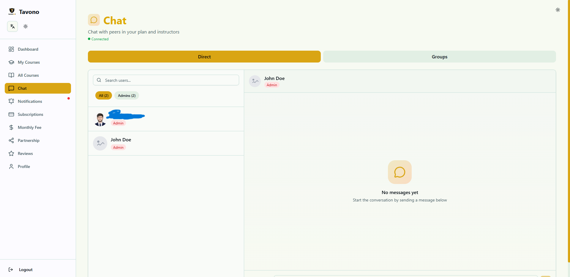 Tavono Academy - Enterprise Learning Management System 49
