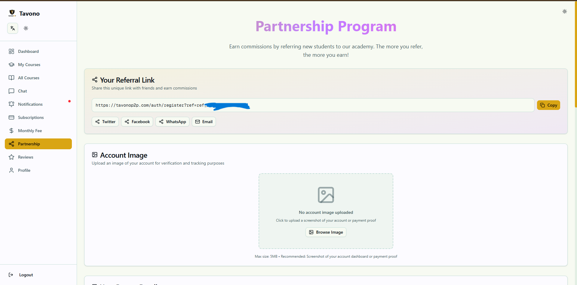 Tavono Academy - Enterprise Learning Management System 52