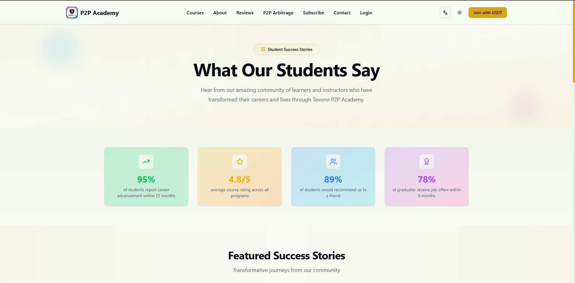 Tavono Academy - Enterprise Learning Management System 66