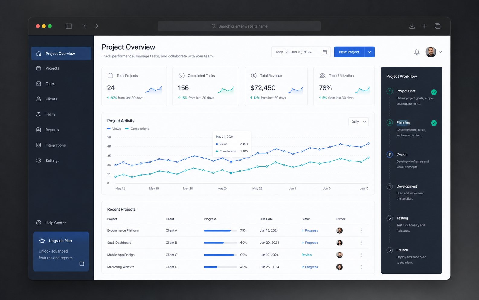 Web App Development service preview